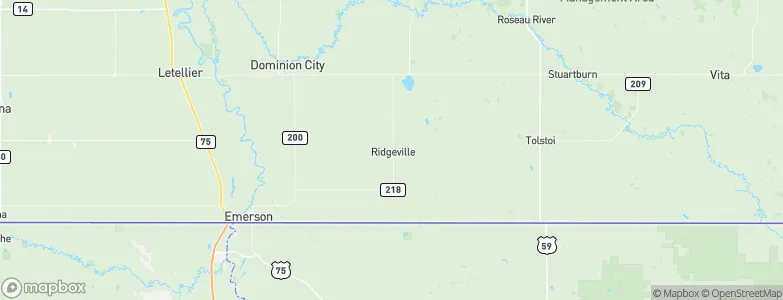 Ridgeville, Canada Map