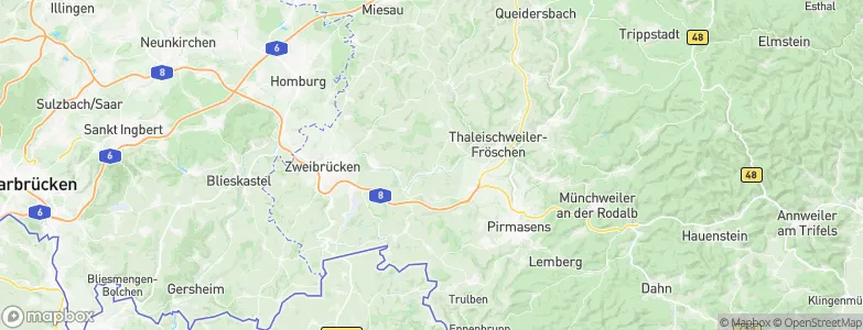 Rieschweiler, Germany Map