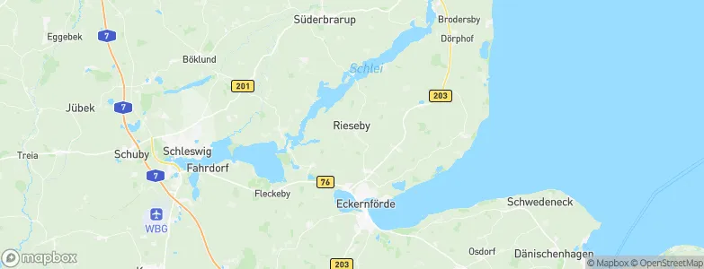 Rieseby, Germany Map