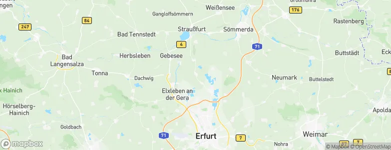 Riethnordhausen, Germany Map