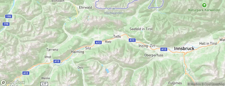 Rietz, Austria Map