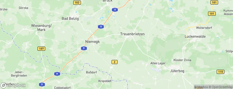 Rietz, Germany Map