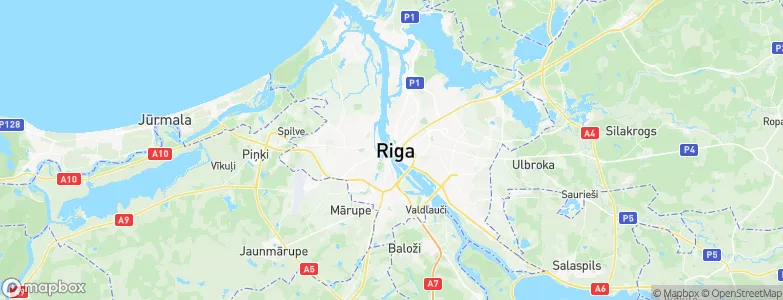 Riga, Latvia Map