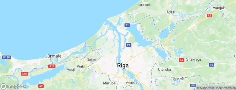 Rīga, Latvia Map