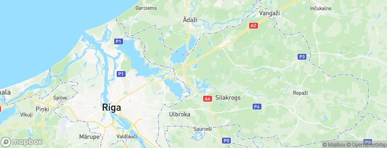 Rīgas Rajons, Latvia Map