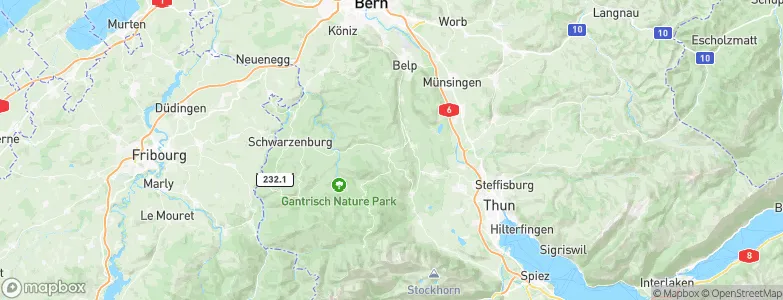 Riggisberg, Switzerland Map
