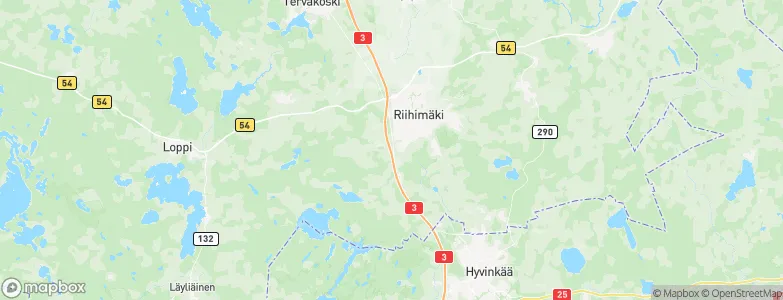 Riihimäki, Finland Map