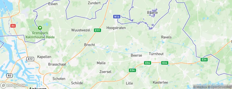 Rijkevorsel, Belgium Map