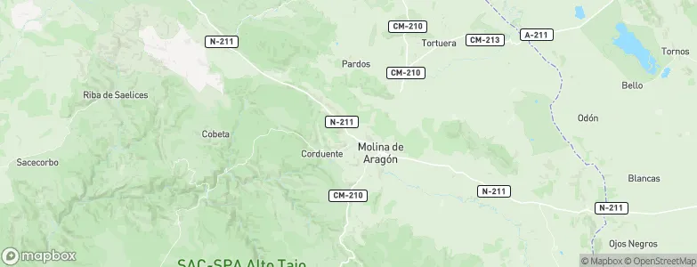 Rillo de Gallo, Spain Map