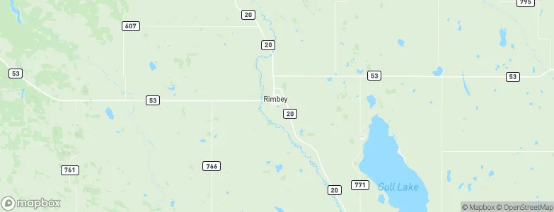 Rimbey, Canada Map