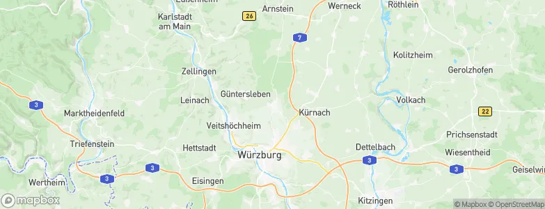 Rimpar, Germany Map