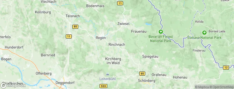 Rinchnach, Germany Map