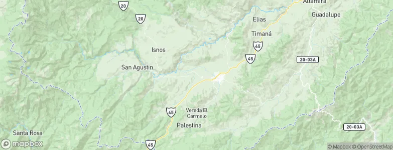 Rincón de Contado, Colombia Map