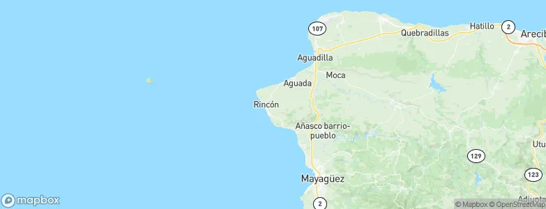 Rincón, Puerto Rico Map