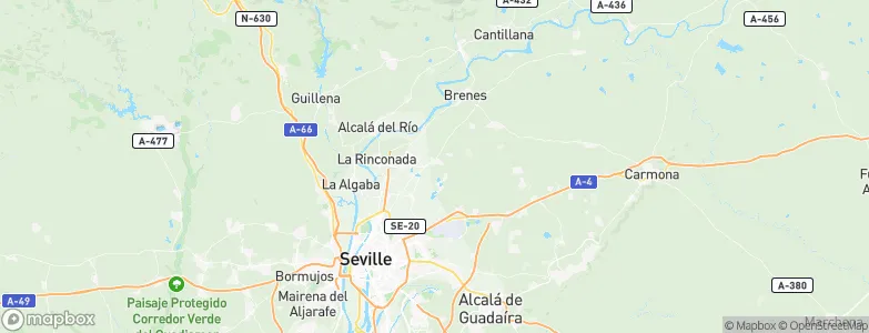 Rinconada, La, Spain Map