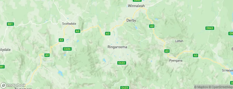 Ringarooma, Australia Map