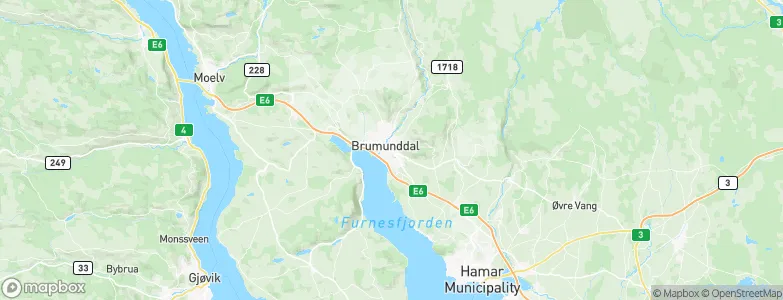 Ringsaker, Norway Map
