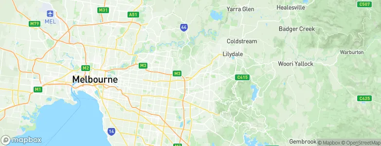 Ringwood North, Australia Map