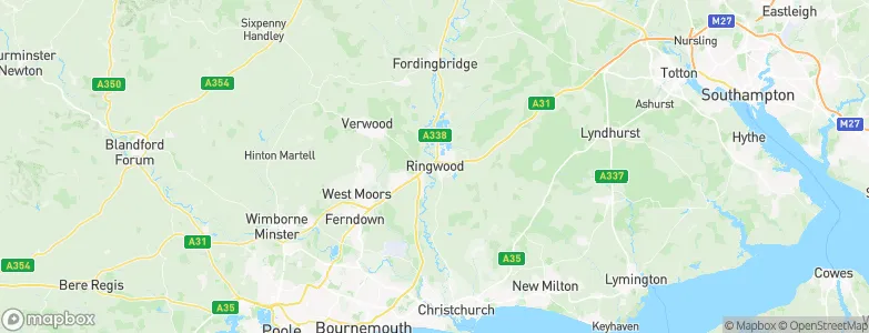 Ringwood, United Kingdom Map