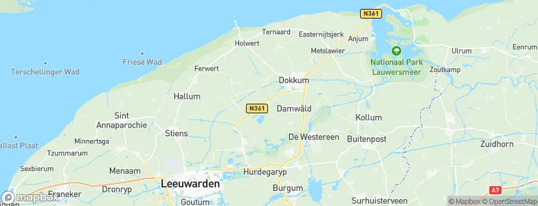 Rinsumageast, Netherlands Map