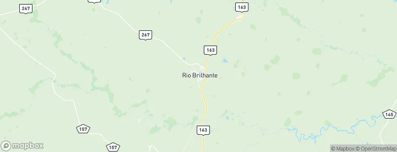 Rio Brilhante, Brazil Map