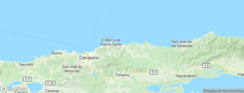 Rio Caribe, Venezuela Map