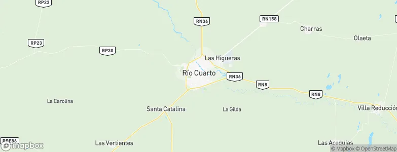 Río Cuarto, Argentina Map
