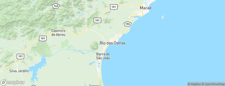 Rio das Ostras, Brazil Map