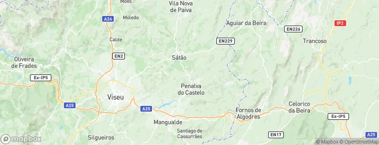 Rio de Moinhos, Portugal Map