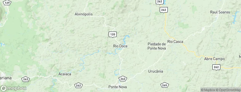 Rio Doce, Brazil Map