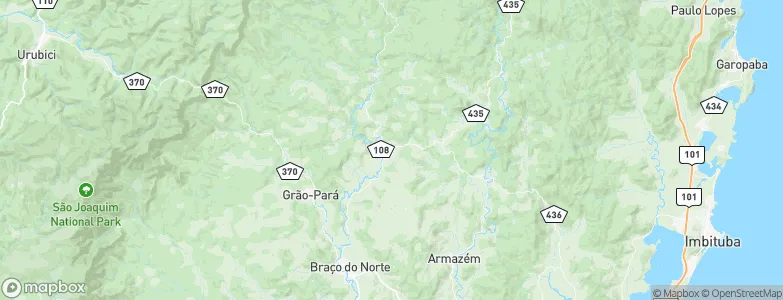 Rio Fortuna, Brazil Map