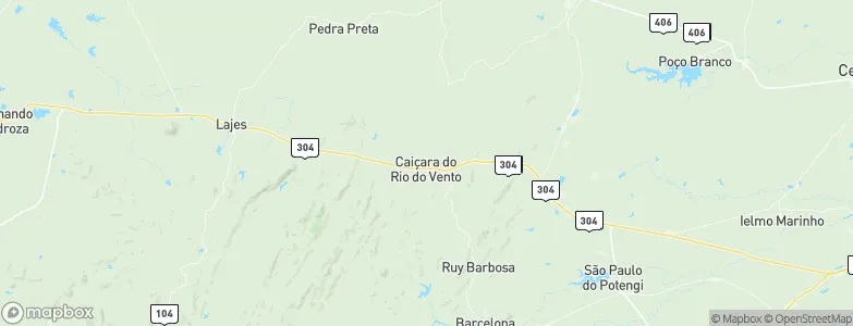 Rio Grande do Norte, Brazil Map