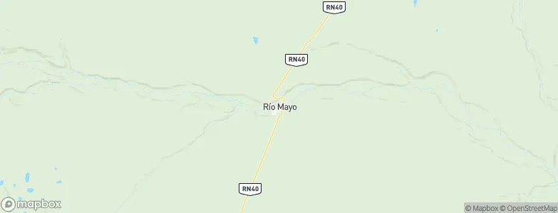 Río Mayo, Argentina Map