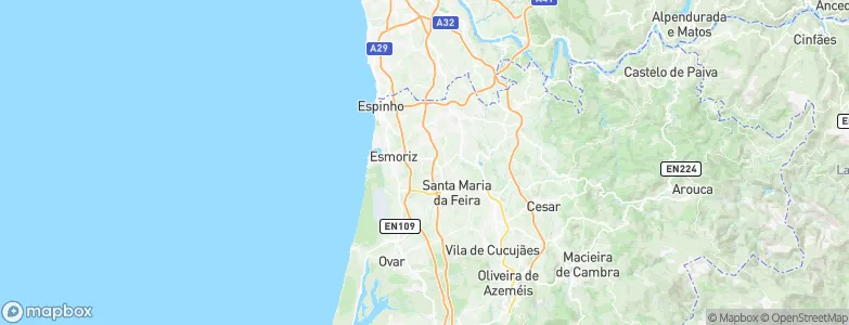 Rio Meão, Portugal Map