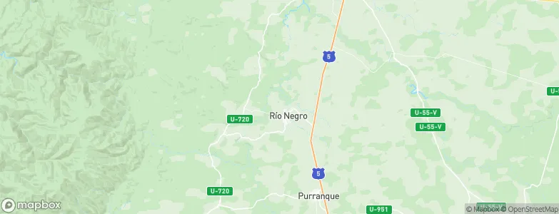 Río Negro, Chile Map
