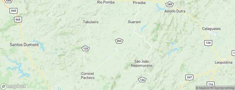 Rio Novo, Brazil Map