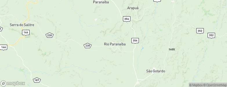 Rio Paranaíba, Brazil Map