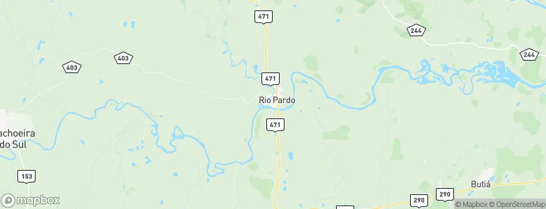 Rio Pardo, Brazil Map