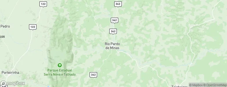 Rio Pardo de Minas, Brazil Map