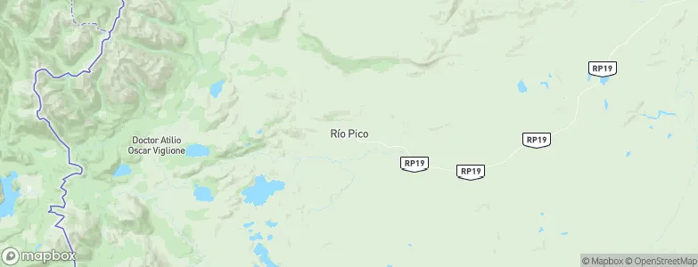 Río Pico, Argentina Map