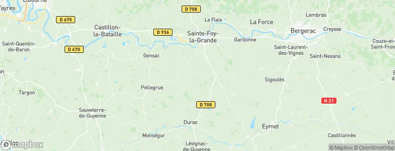 Riocaud, France Map