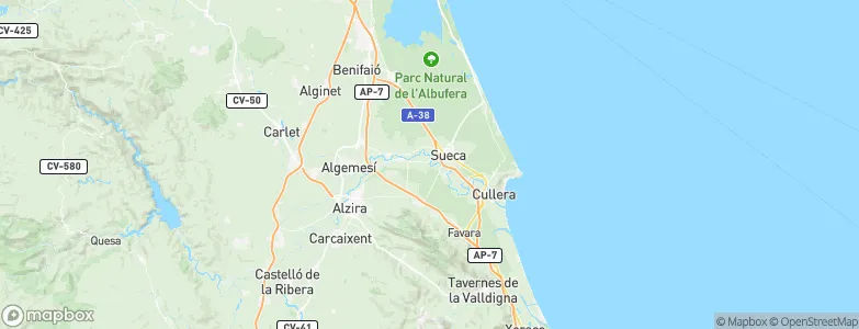 Riola, Spain Map