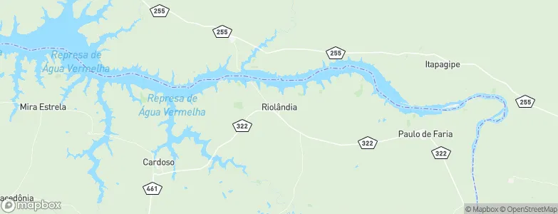 Riolândia, Brazil Map