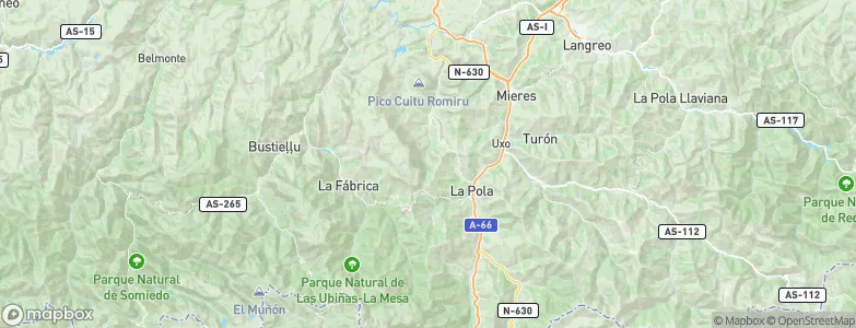Ríoseco, Spain Map