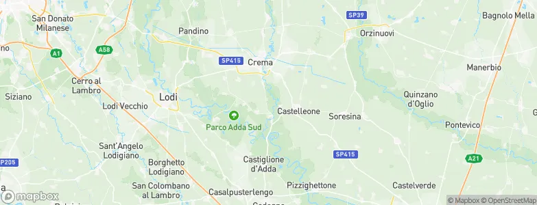 Ripalta Guerina, Italy Map