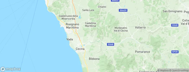 Riparbella, Italy Map