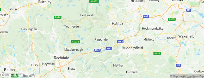 Ripponden, United Kingdom Map