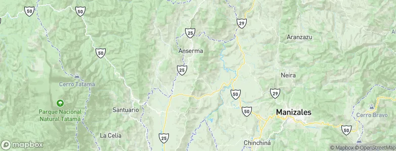 Risaralda, Colombia Map