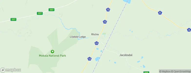 Ritchie, South Africa Map