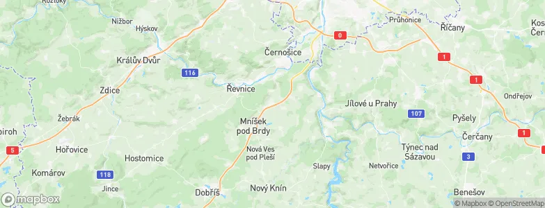 Řitka, Czechia Map